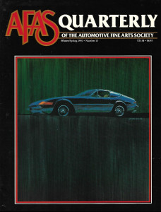 AFAS QUARTERLY - AUTOMOTIVE FINE ARTS SOCIETY 1992 WIN/SPR - UNITED KINGDOM